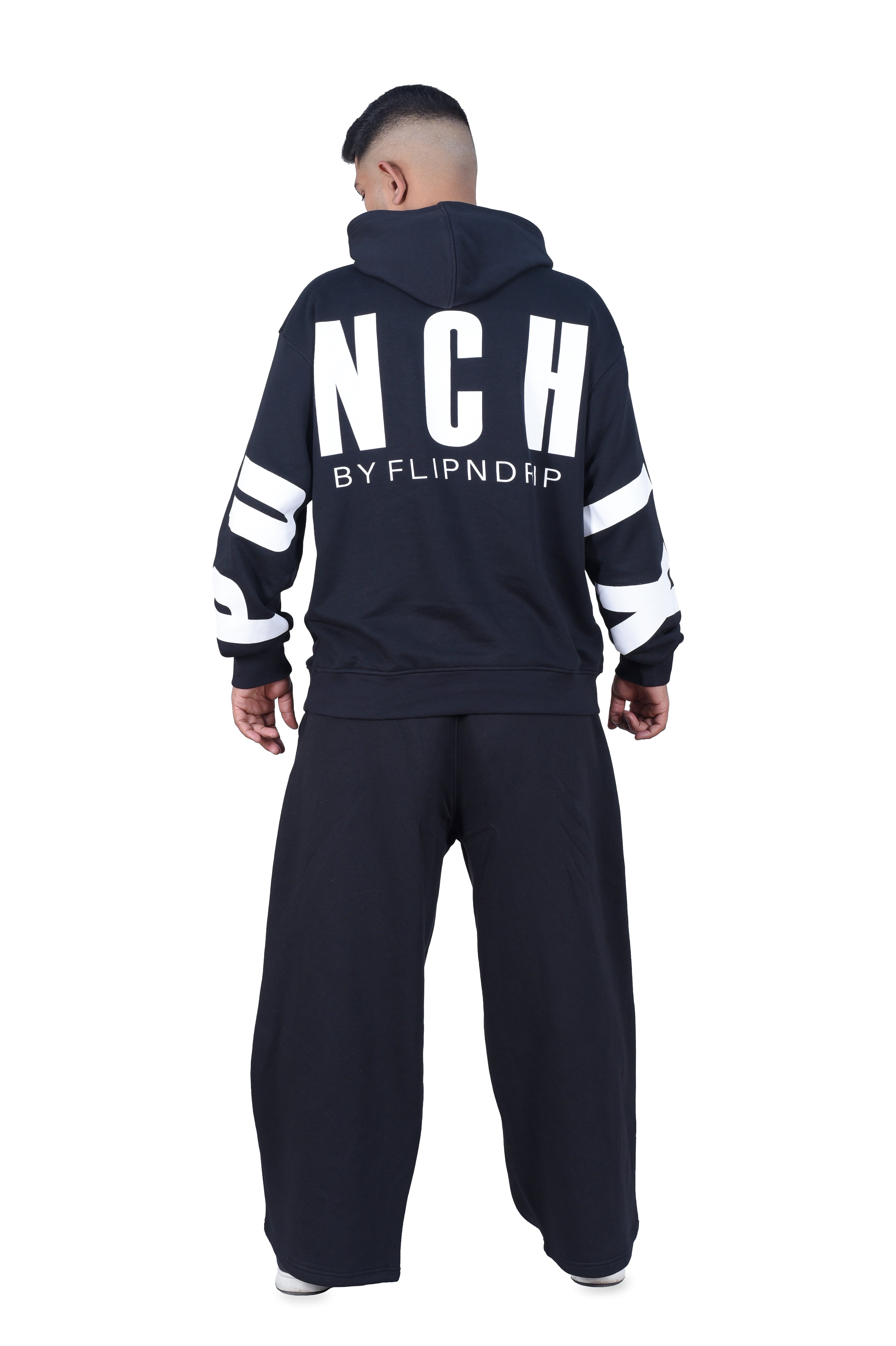 PUNCHIX Signature Black Hoodie - By FlipNDrip