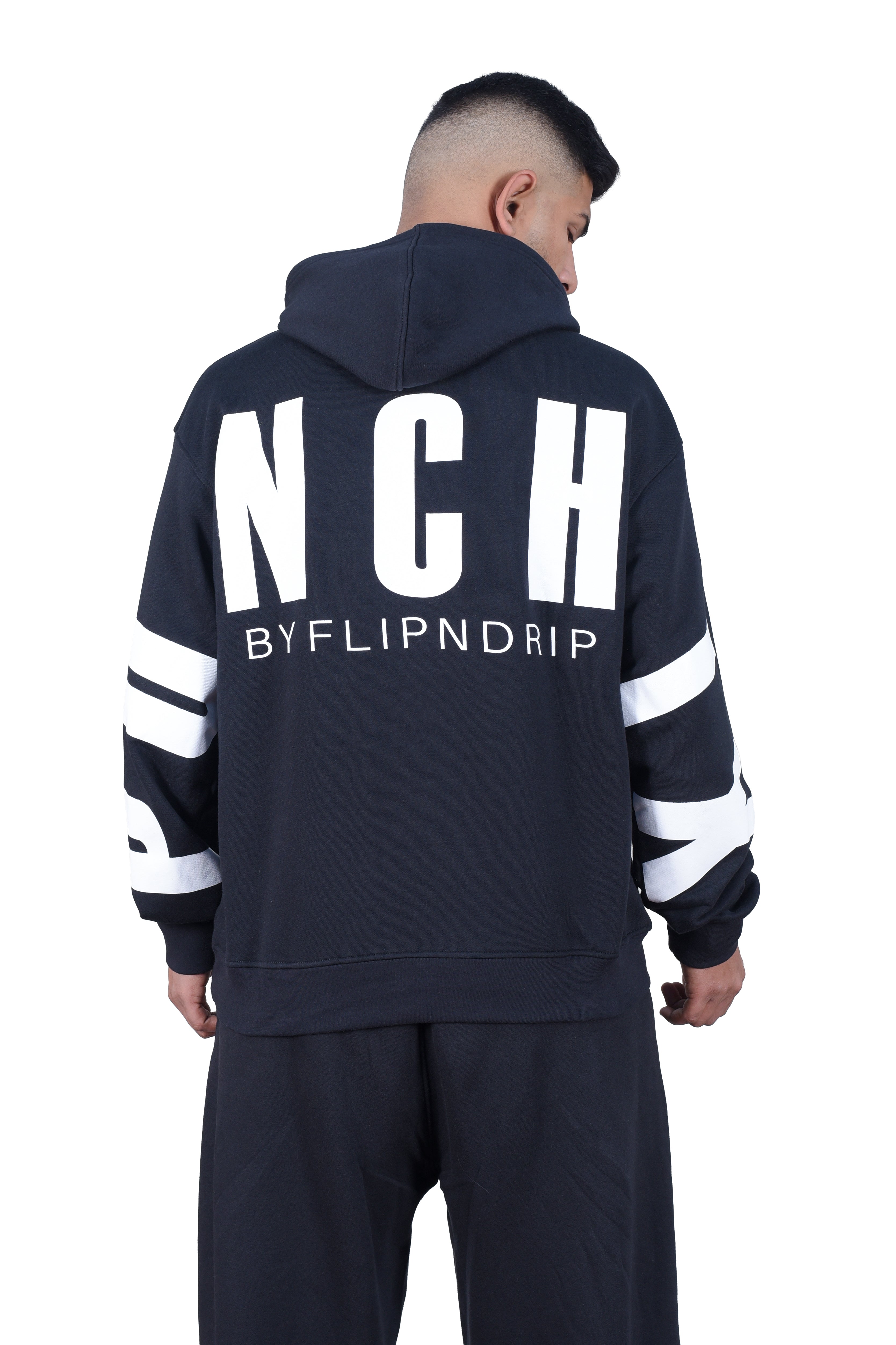 PUNCHIX Signature Black Hoodie - By FlipNDrip