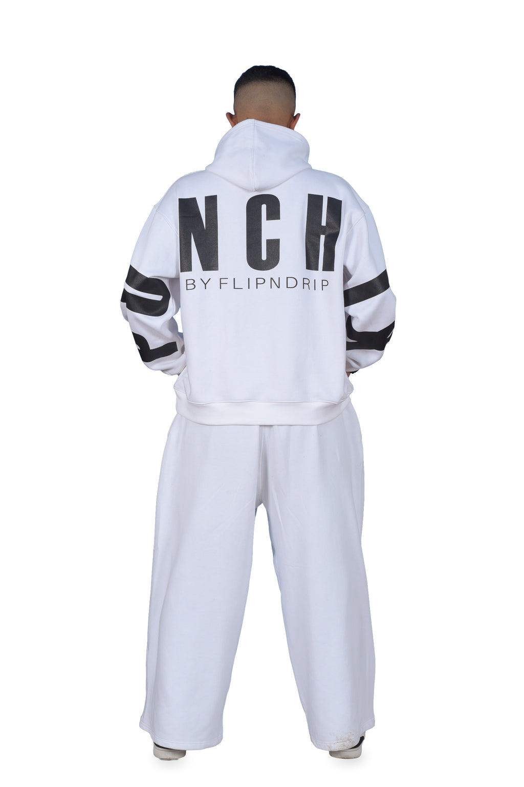 Punchix White Wide-Leg Baggy Pants | Premium Comfort Fit