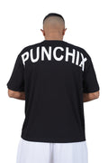 PUNCHIX Script Black T-Shirt – By FlipNDrip